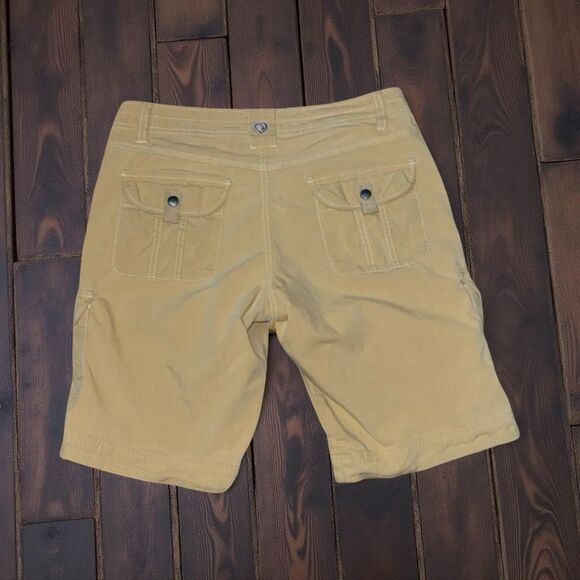 Kühl Women’s Vintage PatinaDye Tan Bermuda Cargo Hiking Shorts Size 6  #48 - Picture 9 of 9
